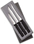 Rada Cutlery 3-Piece Cooking Essentials Knife Gift Set, Black Handles...