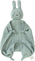 Organic Cotton Bunny Loveys for Babies,Newborn Baby Lovey Security Blanket,Lovies for Babies New Born Baby Unique Neutral Gifts Boys and Girls (Bu...