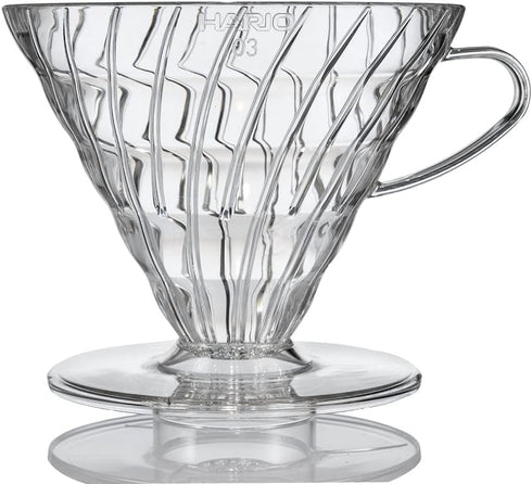 Hario V60 Plastic Coffee Dripper, Size 03, Clear...
