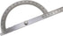 Haidong Angle Measuring Instrument Stainless Steel Protractor 0-180 Degree Rotary Arm Measuring Ruler Woodworking Degree Protractor?15cm?1PCS...