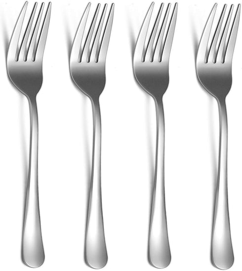 Serving Forks 4 Pieces, Kyraton Serving Fork Cold Meat Fork Stainless Steel Serving Utensils, Serving Set Packing of 4...