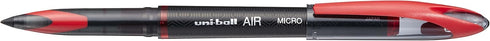 uni-ball UB-188-Micro Fountain Pen Tip 0.5mm Air Rollerball Pens, Red Gel, 12 Pack...