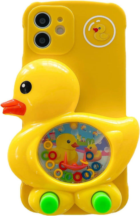 LMA Funny Phone Case Phone 13 Pro with 3D Duck Games Novelty Phone Case Cute Games Play Case Soft Silicone for Teen (Compatible with iPhone Case 1...