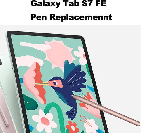 Tab S7 FE Pen Replacement Pointer Stylus Pen for Samsung Galaxy Tab S7,Tab S7+ Plus,Tab S7 FE S Pen Stylus with Tips/Nibs,Mystic Pink......