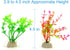 10 Pack Artificial Aquarium Plants, Small Size 4 to 4.5 inch Approximate Height Fish Tank Decorations Home Décor Plastic...