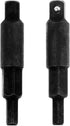 2-Piece Hexagon Key Adapters for HVAC, 1/4-Inch Square Wrench Opening, Carbon Steel, Alloy Steel...