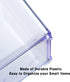 carrotez Makeup Organizer, Drawer Organizer, 2 Compartment Clear Plastic Organizer for Makeup, Bathroom, Desk, Vanity, Office...