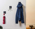 Adhesive Hooks, Bathroom Wall Towel Hooks, Black Stick Shower Razor Holder, Stainless Steel Door Hangers for Coat Loofah Robes Self Adhesive Organ...