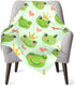 Cute Frogs Prince Baby Blankets Soft Warm Fuzzy Plush Bed Throw Blanket for Newborn Infant Toddler Girls Boys Kids, 30"X40"...