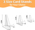 Card Display Stand, 30 Pack Clear Card Stands, Arcylic Card Display, Mini Card Stands for Sports Cards, Sports Card Holder, Graded Card Display (2...