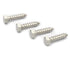 12pcs Hex Head Lag Screws, 3/8" x 1-1/2" Hexagon Head Wood Screws (Fully Threaded), 304 Stainless Steel Lag Bolts, Silvery...