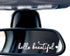 3 x Hello Beautiful Car Mirror Decal - Rearview Mirror Decal, Car Window Decal, Affirmation Car Stickers, Vinyl Car Decals Car Accessories...