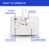 Mini Refrigerator Fridge 2 Pack Digital Freezer Thermometer Waterproof Room Thermometer with Hook, Large LCD Display...