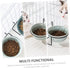 1 Set Hanging Pet Bowl Hanging Kennel Water Bowl Puppy Cages Pet Feeder Cat Accessories Dog Dish Food Bowl with Rack Raised Pet Bowl Pain Crate Ce...