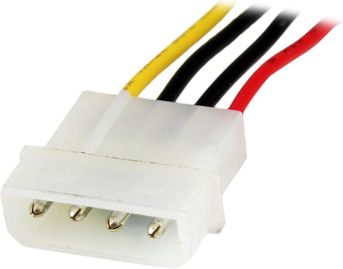 StarTech.com 12in Molex LP4 Power Extension Cable M/F - 4 pin Molex Power Connector - 4 pin Power Extension Cable - LP4 Power Cable (LP4POWEXT12)...