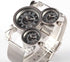 1167 Mens Top Brand Multi-Function 3-Movt Quartz Steel Wrist Watch...
