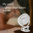 Portable Clip on Fan with 5-Speed Digital Display, 360° Rotation, Quiet Personal Cooling Small Table Fan, Battery Operated for Home Office, Stroll...