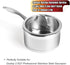 Duxtop Cookware Glass Replacement Lid (Interior Diameter: 7inch, Exterior Diameter: 7-5/8inch)...