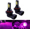 SOCAL-LED LIGHTING 2x HB4 9006 LED Fog Light Bulb for Powersports Advanced 3030 SMD Bright Colorful Daytime Running DRL Lamp, Pink Purple...