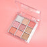 9Colors Rose Gold Dark Brown Colorful Eyeshadow Palette Makeup,Matte Shimmer Korean Natural Neutral Smokey Eye Eyeshadow palettes Highly Pigmented...
