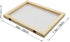 Worown A5 Size Paper Making Screen, Natural Wooden PaperMaking Mould, 7.5 x 10 inch Wooden Paper Making Frame for DIY Paper Craft and Dried Flower...