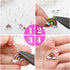 100PCS/50Pairs 925 Sterling Silver Earring Hooks,Ear Wires Fish Hooks,300pcs Hypoallergenic Earring Making kit with Jump Rings and Clear Rubber Ea...