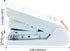 M&G Effortless Desktop Stapler 50 Sheet Capacity, One Finger Stapling, Includes 1000 Staples and Staple Remover, Portable Space Saving Stapler for...