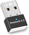 USB Bluetooth 5.3 Adapter for PC Supports Windows 11/10/8.1/7,Plug &Play For Win11/10, Mini 5.3+EDR Bluetooth Dongle Receiver&Transmitter for PC,L...