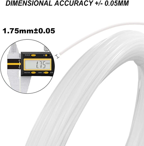 3D Printer Cleaning Filament 1.75mm?100g (0.22lbs)?Dimensional Accuracy +/- 0.05mm?Natural Color?Fit Most FDM Printer...
