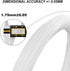3D Printer Cleaning Filament 1.75mm?100g (0.22lbs)?Dimensional Accuracy +/- 0.05mm?Natural Color?Fit Most FDM Printer...