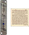 TALISMAN4U Pewter MEZUZAH CASE with Scroll Jerusalem Design Israel Judaica Door Mezuza 4 Inch...