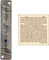 TALISMAN4U Pewter MEZUZAH CASE with Scroll Jerusalem Design Israel Judaica Door Mezuza 4 Inch...