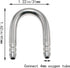 Maxmoral Aquarium U-Shape Connectors Stainless Steel Fish Tank Air Pump Accessories CO2 System U-Shape Tube Connector...