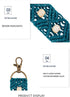 Macrame Keychains Boho Bag Tassels Handcrafted Accessory for Car Key...