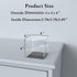 Acrylic Display Case, 4x4x4 Inch Cube Acrylic Boxes for Display, Clear Display Cases with Matte Black Base and Single-Piece Acrylic Box for Softba...
