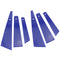 LQ Industrial Glue Spreader 6PCS Blue Plastic Glue Smear Sticks Applicator Leather Scraping Spreaders DIY Leather Craft Tool...