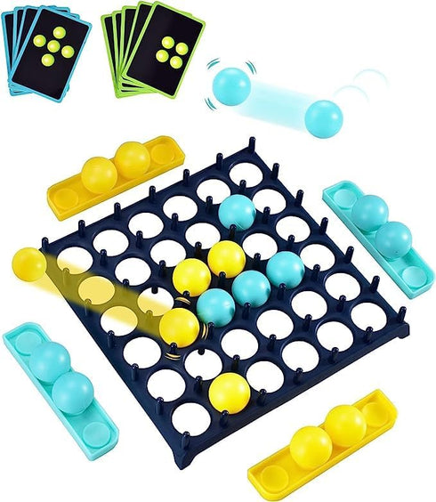 Bounce Ball Game, Bounce Ball Family Party Game and Jumping Ball Tabletop Game Toys Desktop Activate Bouncing Ball Game for Adults and Kids...