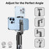 Selfie Stick Tripod for iPhone, Cell Phone Stand for Recording with Wireless Remote, Lightweight Tripod Stand for iPhone 13/12/12 Pro/12 Pro Max/1...