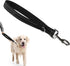 12" Dog Short Leash Lead -Heavy Duty for Puppy Small Medium Large Dogs (Black White)...