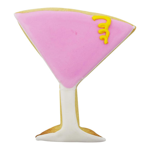 R&M International 1978 Beverage Cookie Cutters, Martini Glass, Champagne Flute, Champagne Bottle, Bottle, Wine Glass, Margarita Glass, 6-Piece Set...