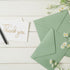 50 Pieces Sage-Green A6 Envelopes Greeting Card Envelopes 6 1/2 x 4 3/4 Inches for 4 x 6 Wedding Invitation Cards, Greeting Cards, Birthday Party ...