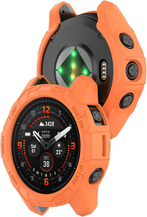 Protective Case for Garmin Fenix 7X/Fenix 7X Pro/EPIX Pro 51mm Case Cover Bumper Shell TPU Anti-Scratch Frame for Garmin EPIX Pro 51mm/Fenix 7X/Fe...