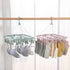 Laundry Hangers with 32 Clips,Clothespin Rack Foldable Laundry Drying Rack Drip Hanger for Drying Socks,Bras,Towel,Underwear,Hat,Scarf,Pants,Baby ...
