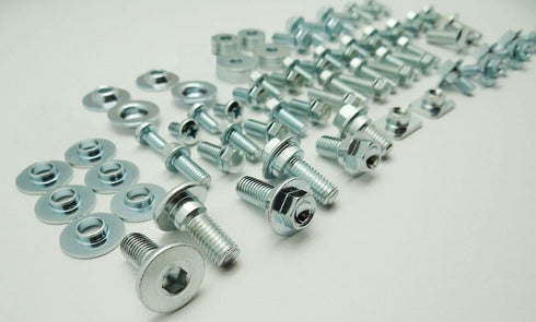 87pc Specbolt Kawasaki KX & KXF Body Bolt KIT for Plastics Seat Fenders shrouds Number Plates Fasteners fit KX60 KX80 KX85 KX100 KX125 KX250 KX500...