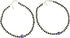 Jewar Mandi Anklet Evil Eye Nazariya Silver Plated Black Beads/crystal Adjustable Flexible Payal for Women...