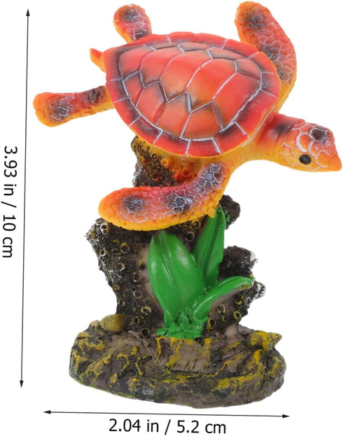 Kisangel Fish Tank Decoration Home Decor Fish Tanks Aquarium Marine Animal Ornament Sea Life Figurine Decorative Marine Animal Marine Animal Mini ...