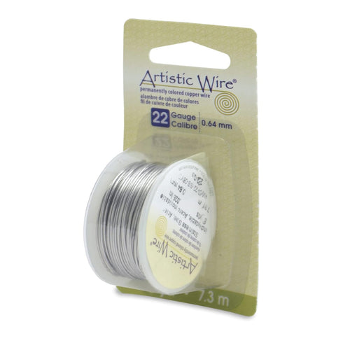 Artistic Wire 22 Gauge Stainless Steel Craft Jewelry Wrapping Wire Wire, 8 yd...