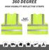 Safety Vest Meets ANSI Class 2 Standards - Reflective Vest for Men Women, Mesh High Visibility Vest with Hi Vis Strips for Construction Work, Surv...