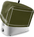 Toaster Dust Cover with Pockets, Solid Color Dark Olive Green Soft Washable 4 Slice Toaster Cover, Dust-proof Cover for Small Appliance Cover and ...
