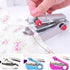 Blue Handheld Sewing Machine, Portable Mini Manual Sewing Machine Handy Needlework Tool Mini Sewer Machine Hand Stitcher Sewing Machine, Arts, Cra...